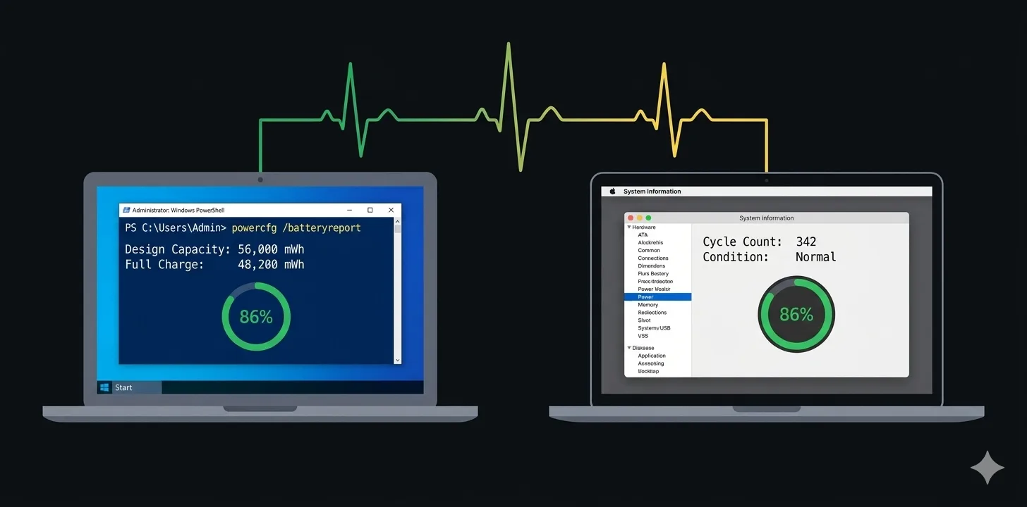 How to Check Your Laptop Battery Health on Windows and Mac